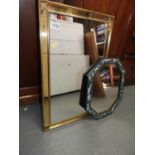 Brass Framed Mirror