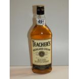 Bottle of Teachers Whisky