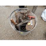 Galvanised Bucket and Contents - Ironmongery