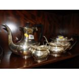 Plated Tea Set