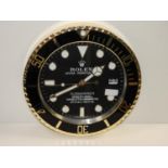 Rolex Dealer Display Clock to Replicate Oyster Perpetual Date Submariner