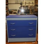 Painted Mirrored Dressing Chest