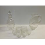 Glassware - Decanter, Jug etc