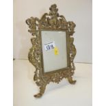 Pierced Brass Photo Frame