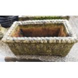 Oblong Concrete Planter