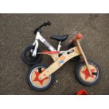 2x Balance Bikes