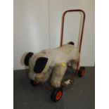 Child's Push Along Dog Toy