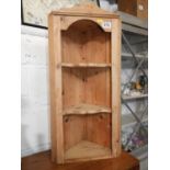 Small Pine Corner Shelves