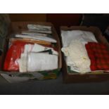 2x Boxes of Linen