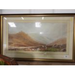Signed Framed Watercolour - Hannaford