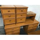 Suite of Bedroom Furniture - Dressing Table and 2x Matching Bedside Cabinets