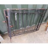 Pair of Metal Driveway Gates with Posts