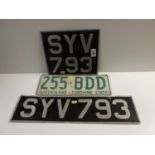 Old Number Plates