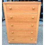 Modern Chest of Five Drawers