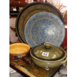 Casserole and Decorative Plates etc