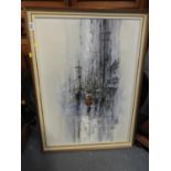 Framed Oil on Canvas - Signed Young Woo