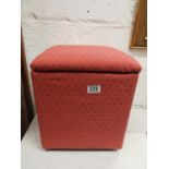 Upholstered Sewing Box