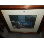 Pine Framed Picture