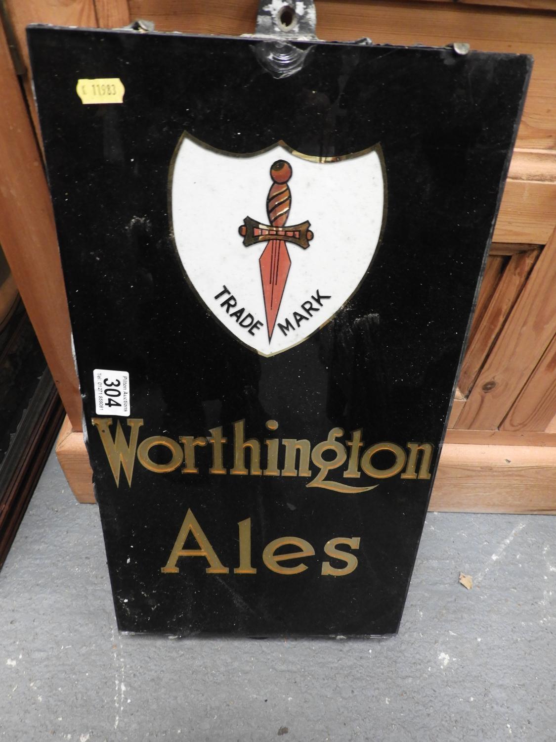 Worthington Ales Pub Plaque