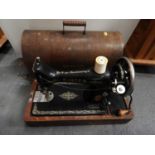 Cased Singer Sewing Machine