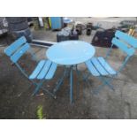 Bistro Metal Table and Chairs