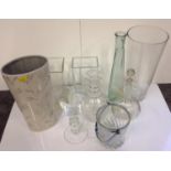 Glass Vases etc