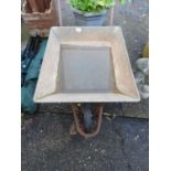 Galvanised Barrow