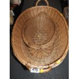 2x Wicker Baskets