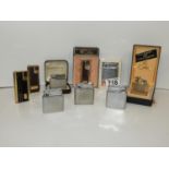 9x Vintage Lighters