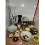 Quantity of Ornaments, Jam Pots and Rose Bowls etc