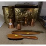 Brass Media Storage and Copper Jugs etc