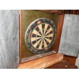 Dart Board in Case