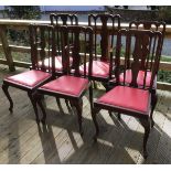 Set of 6x Dining Chairs (Two of which are Carvers)