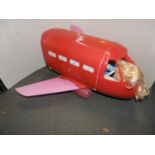 Barbie Aeroplane and Contents