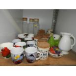Kitchenalia - Jars, Christmas Cups etc