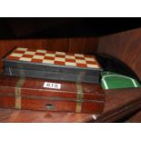 Wooden Box, Travel Chess etc