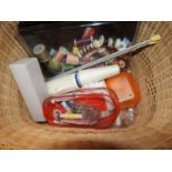 Basket and Contents - Sewing Items