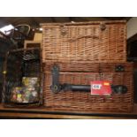 Hampers, Wicker Basket and Tins