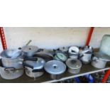 Large Quantity of Aluminium Pans etc