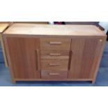 Sideboard with Four Drawers and Two Cupboards