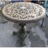 Victorian Cast Iron Pub Table