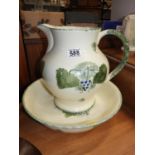 Washstand Bowl and Jug