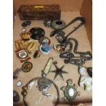 Box of Collectables - Sugar Nips, Badges etc