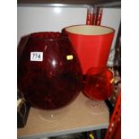 Large Glass Balloon Vase, Lamp etc