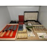 Quantity of Boxed Cutlery - Chef Knives etc