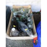 Wooden Crate and Contents - Old Bottles