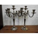 Pair of 4 Branch Candelabra