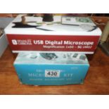 USB Digital Microscope and Micro Lab Kit