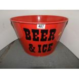 Large Beer and Ice Bucket