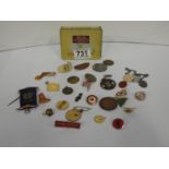 Collection of Badges, Pins and Medals